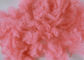 Χρωματισμένες ροζ μη συνεχείς ίνες 2.5D*65MM πολυεστέρα 100% PSF με την καλή νηματοποίηση