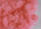 Ανακυκλωμένες ροζ μη συνεχείς ίνες πολυεστέρα για το μη υφανθε'ν ύφασμα στρωμάτων κουβερτών ταπήτων