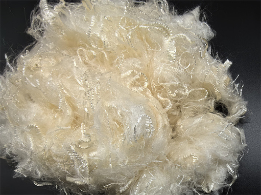 Λευκή Polyphenylene Sulfide PPS ίνα με 30% επιμήκυνση και εξαιρετική ανθεκτικότητα στη φλόγα